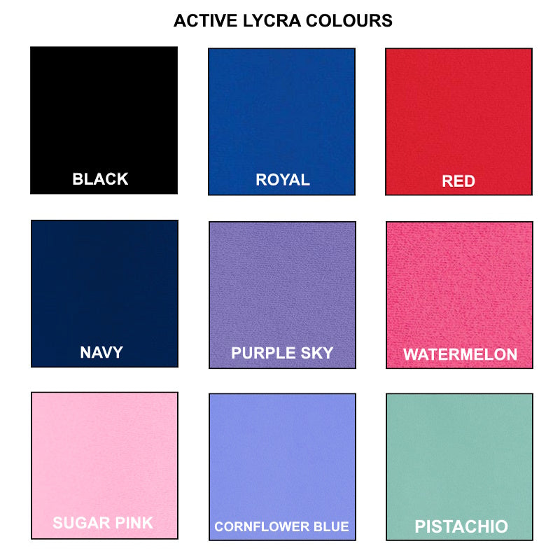 BOYS PLAIN COLOURS ACTIVE BIKETARD - 6 Colours