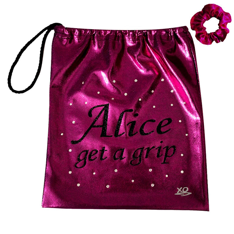 SPARKLING PERSONALISED BAGS RANGE OF COLOURS FOR GYMNASTICS DANCE