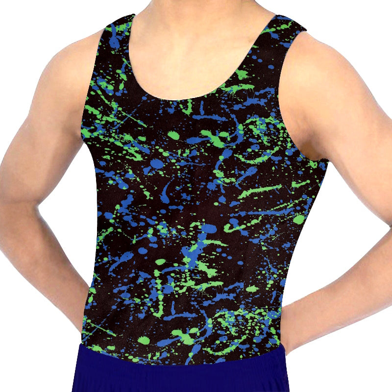 BOYS SPLATTER LEOTARD OR BIKETARD