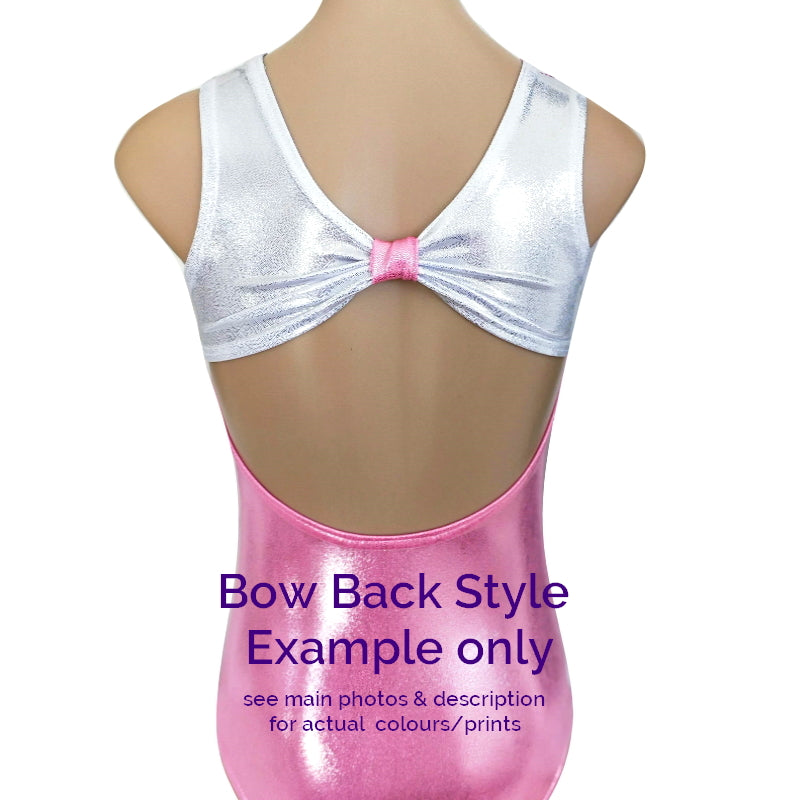 FLOSSY BOW BACK LEOTARD