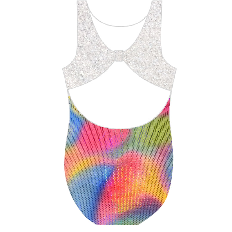 FLOSSY BOW BACK LEOTARD