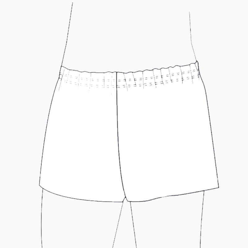 BOYS WHITE GYM SHORTS