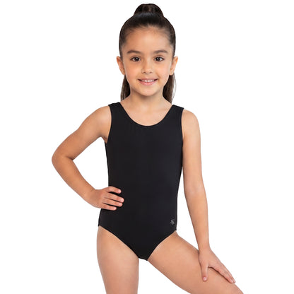 plain black girls gymnastics leotard INSPIRE xo Australia