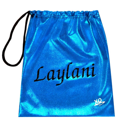 PERSONALISED BAGS & SCRUNCHIE - NO CRYSTALS - ALL COLOURS