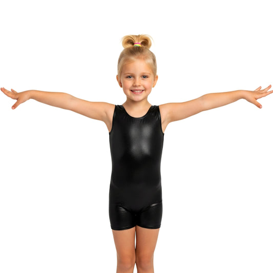 Girls gymnastics biketard unitard