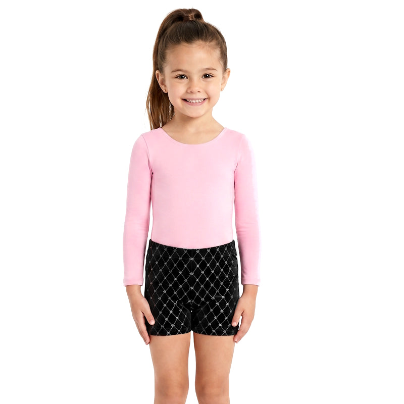 BLACK DIAMOND VELVET SHORTS