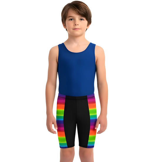 BOYS RAINBOW TRAINING SHORTS