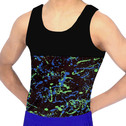 BOYS SPLATTER LEOTARD OR BIKETARD