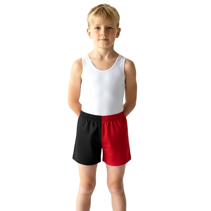 BOYS HALF n HALF GYM SHORTS