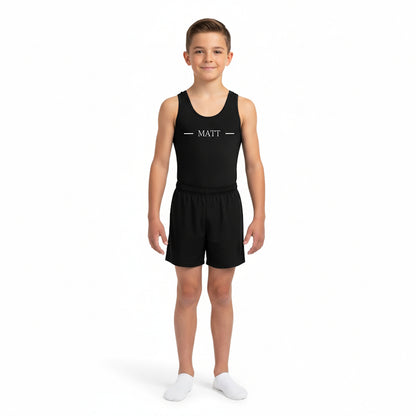 BOYS PERSONALISED LEOTARD or BIKETARD