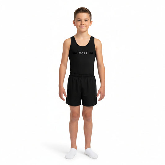 BOYS PERSONALISED LEOTARD or BIKETARD