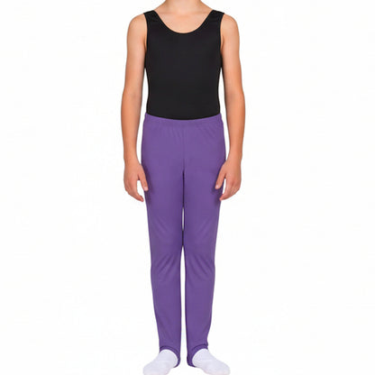 BOYS DUSK PURPLE STIRRUP PANTS - LONGS