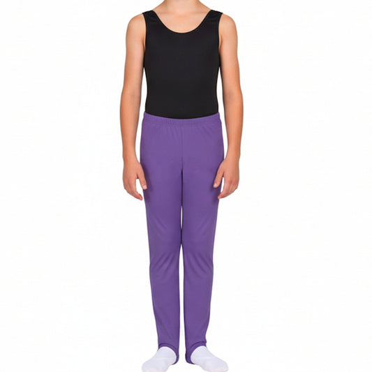 BOYS DUSK PURPLE STIRRUP PANTS - LONGS