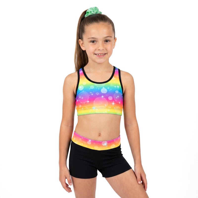 BUBBLES CROP & SHORTS SET