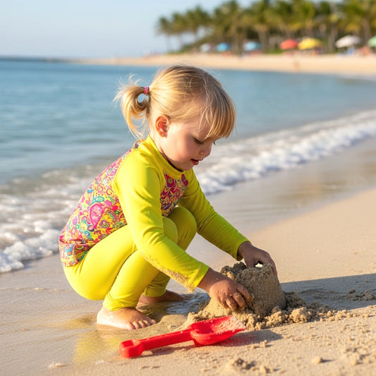 CALYPSO LONG SLEEVE RASHIE SET with a Choice of Bottoms