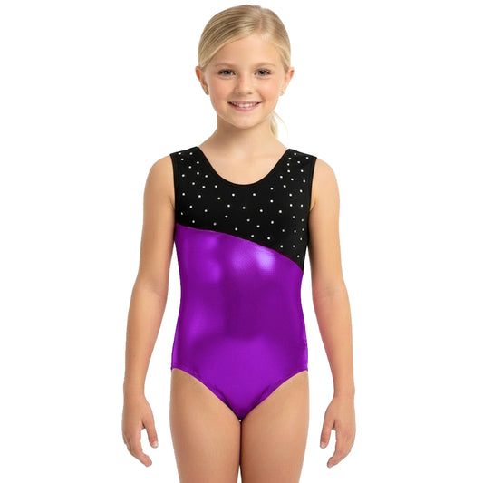 DAZZLE LEOTARD - Purple/Pink