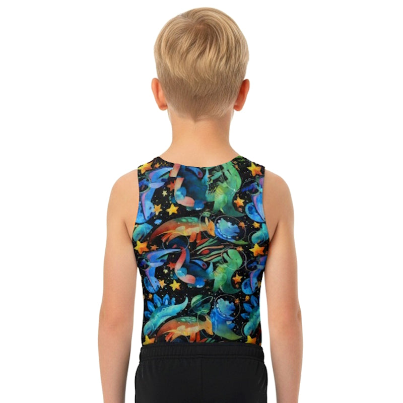 BOYS SPACE DINOSAURS LEOTARD
