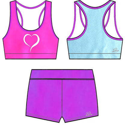 ENERGY CROP & SHORTS SET