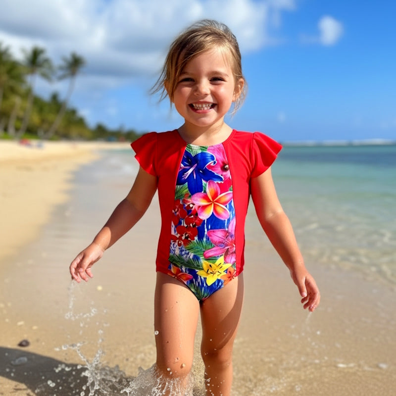 ALOHA ONE PIECE SWIMSUIT