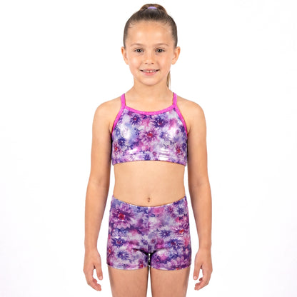 JAZZY CROP & SHORTS SET