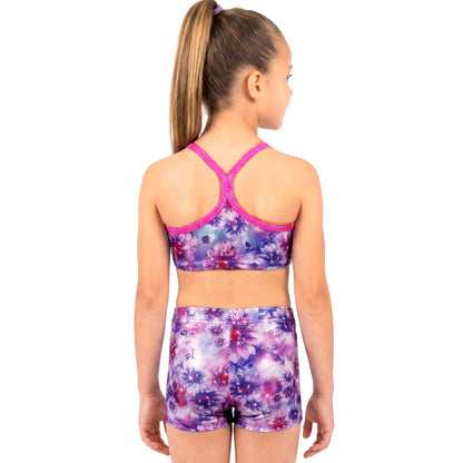JAZZY CROP & SHORTS SET