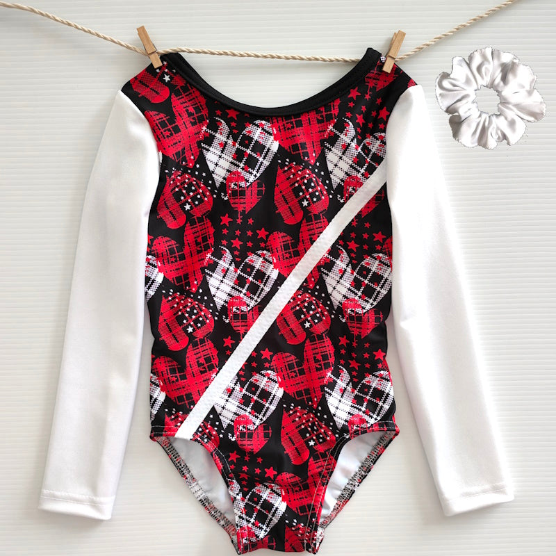 LOVESTRUCK LONG SLEEVE LEOTARD