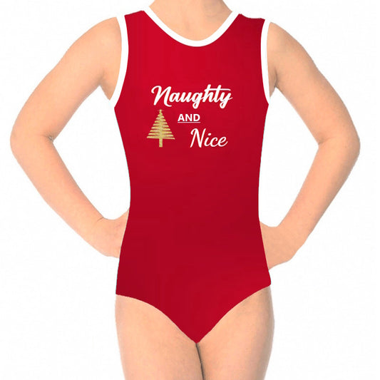 CHRISTMAS NAUGHTY and NICE LEOTARD