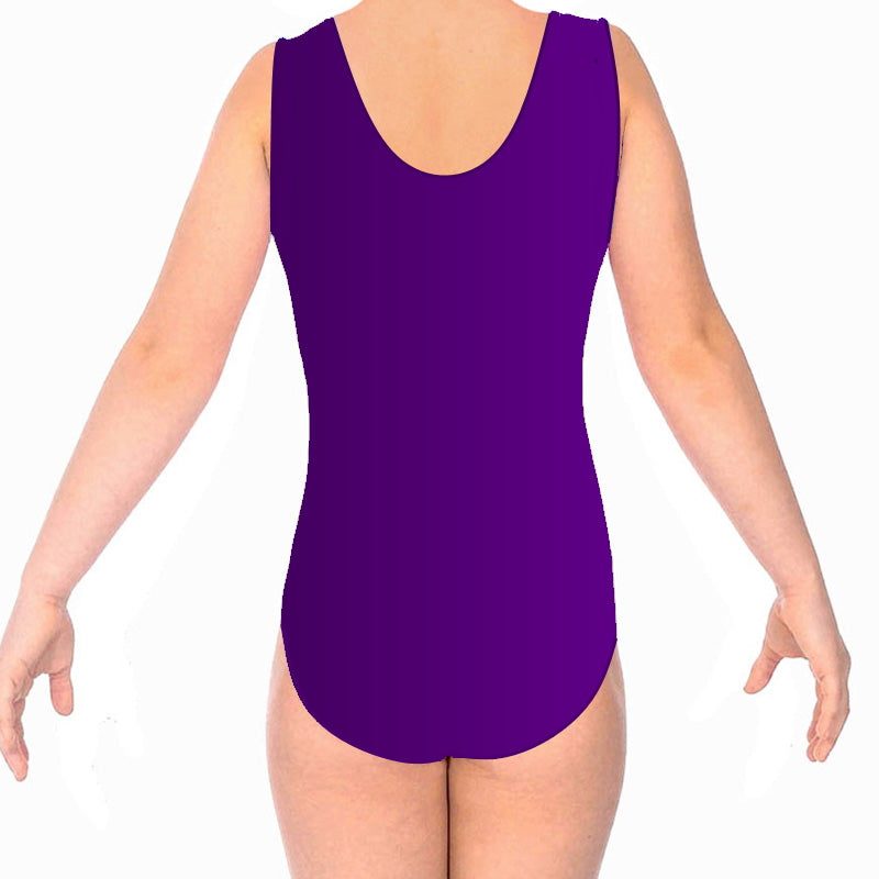 PURPLE CHECKERS LEOTARD