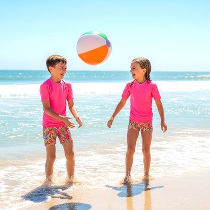 CALYPSO FLURO RASHIE SET with a choice of bottoms