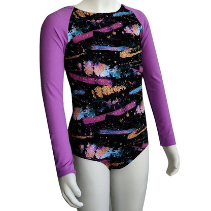 STORM LONG SLEEVE LEOTARD - Size 7