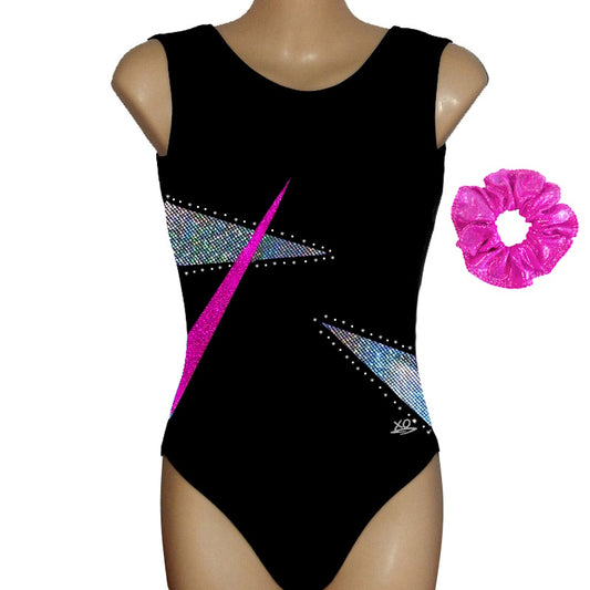 TRIANGLES LEOTARD - PINK