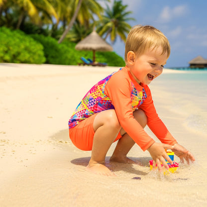 BONDI LONG SLEEVE RASHIE SET with a choice of bottoms