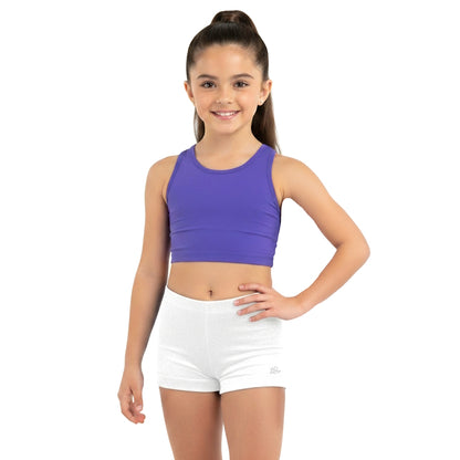 WHITE SPARKLE SHORTS