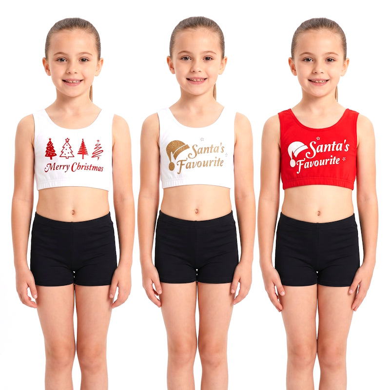 CHRISTMAS CROP TOPS