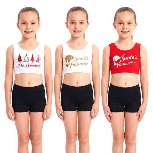 CHRISTMAS CROP TOPS