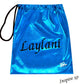 PERSONALISED BAGS & SCRUNCHIE - NO CRYSTALS - ALL COLOURS