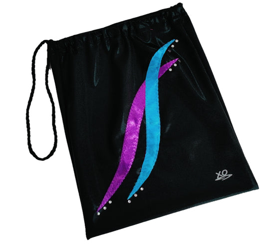 PURPLE/AQUA GRIPS OR DANCE BAG