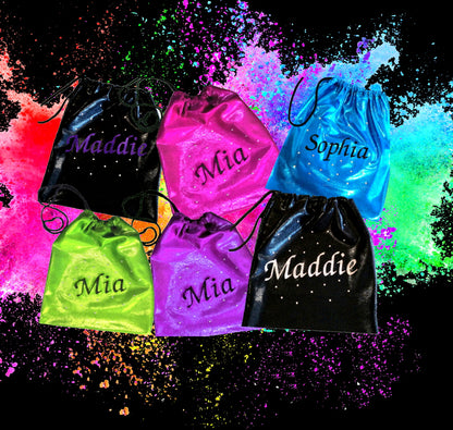 PERSONALISED BAGS with CRYSTALS - ALL COLOURS