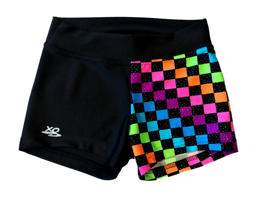 Checkers Gymnastics Shorts Gym Wear Inspire xo Australia