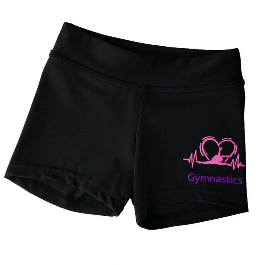 Heartbeat Shorts - Fluro Pink