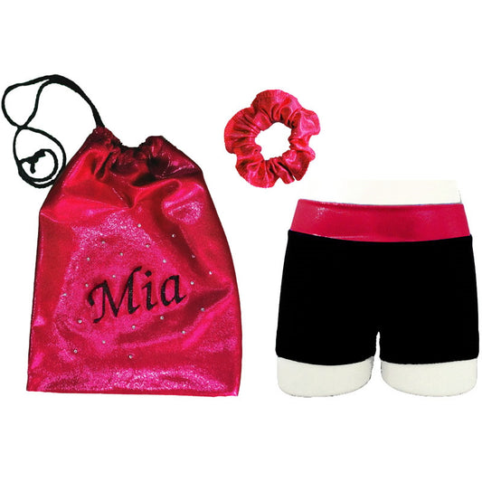 GIRLS GYMNASTICS SHORTS AUSTRALIA INSPIRE xo